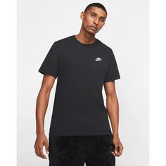 Футболка спортивная NIKE Sportswear Club Tee, размер L, черный