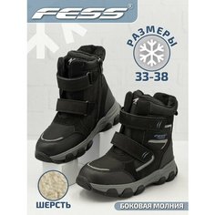 Ботинки FeSS, размер стелька 21,5 см, черный