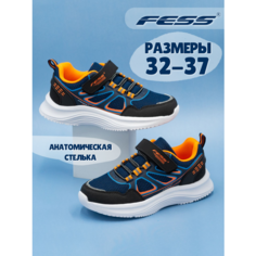 Кроссовки FeSS, размер 33, сине-оранжевый