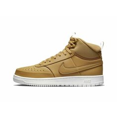 Кроссовки NIKE Court Vision Mid, размер 44.5 EU, оранжевый, белый