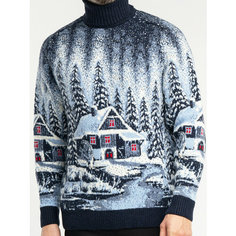 Свитер Pulltonic, размер 60, , темно-синий