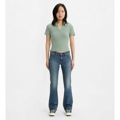 Джинсы клеш Levis SUPERLOW BOOTCUT, размер 27/30, синий Levis®