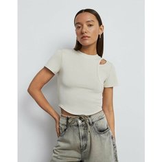 Кроп-топ Gloria Jeans, размер L (48-50), молочный