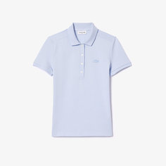 Поло LACOSTE, размер T36, светло-голубой