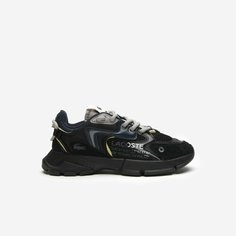Кроссовки LACOSTE, размер T6, чёрный