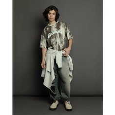 Футболка Gloria Jeans Ready! Steady! Go!, размер XXS (36), бежевый/коричневый