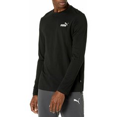 Лонгслив спортивный PUMA Essentials Small Logo Longsleeve Tee, размер L, , чёрный