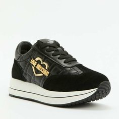 Кроссовки LOVE MOSCHINO, размер 41, черный