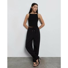 Брюки спортивные Gloria Jeans, размер XXS/158 (36-38), чёрный