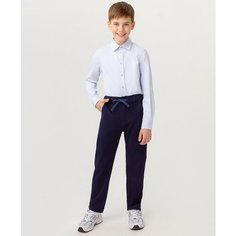 Брюки классические Button Blue, размер 158, темно-синий