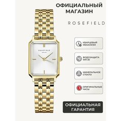 Наручные часы Rosefield The Octagon, белый/золотистый