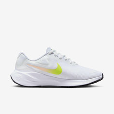 Кроссовки NIKE Revolution 7, размер 9 US, white/crimson tint/dark raisin/cyber