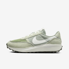 Кроссовки NIKE Waffle Nav, размер 7.5 US, зеленый/серый/белый