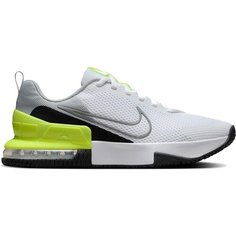 Кроссовки NIKE Air Max Alpha Trainer 6, размер 10.5 US, белый/серый/желтый