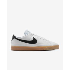 Кеды NIKE Court Legacy Next Nature, размер 7.5 US, white/gum yellow/volt/anthracite