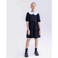 Школьное платье Gloria Jeans GJ COOL, размер 12-14л/158-164, черный