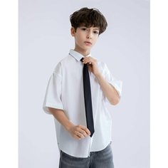 Школьная рубашка Gloria Jeans, размер 14-16л/170-176, белый