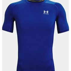 Футболка спортивная Under Armour UA HG Armour Comp SL, размер M, синий