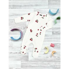 Комбинезон Mjolk, размер 86, зеленый, красный, белый