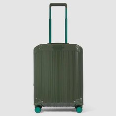 Чемодан PIQUADRO, 34 л, размер S, темно-зеленый