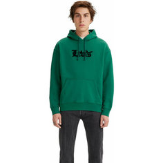 Худи Levis Men Relaxed Graphic Hoodie, размер M, , зеленый Levis®