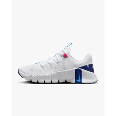 Кроссовки NIKE Free Metcon 5, размер 7.5 US, white/blue