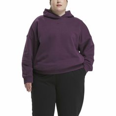 Худи спортивное Reebok, размер 2X INT, , фиолетовый