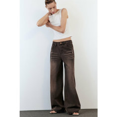 Джинсы багги Befree Basic, размер L/170, коричневый
