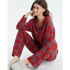 Брюки Gloria Jeans, размер XS/164 (40), красный/разноцветный