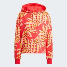 Худи adidas X Farm Rio, размер M INT, , tomato / spring yellow