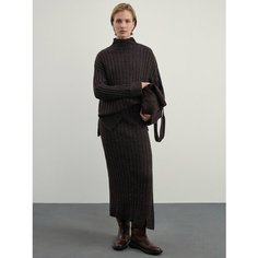 Юбка Zarina, размер XS (RU 42), темно-коричневый