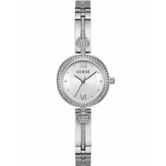 Наручные часы GUESS Dress, серебристый