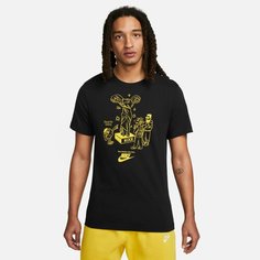 Футболка NIKE, размер M, black