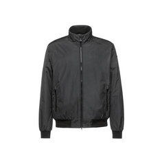 Бомбер GEOX Vincit, размер 48, темно-серый/чёрный