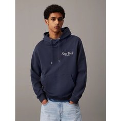 Худи Calvin Klein Jeans, размер L, , серый