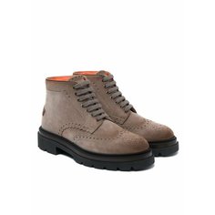 Ботинки Santoni, размер 43, светло-серый