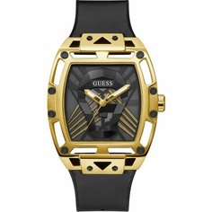 Наручные часы GUESS, черный/золотой