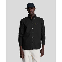 Рубашка Lyle & Scott Plain Oxford Shirt, размер S, черный оникс