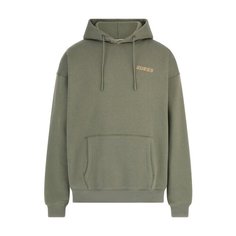 Толстовка GUESS, размер M, , зеленый