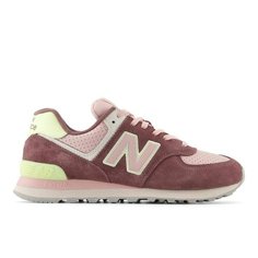 Кроссовки New Balance 574, размер 8,5 UK, черный, фиолетовый, желтый