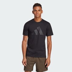 Футболка adidas Train Essentials Feelready, размер 3XL INT, black/black