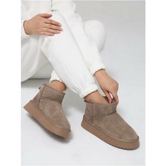 Угги SG COLLECTION, размер 37, бежевый