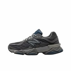 Кроссовки New Balance 9060, полнота F (EU)/ на среднюю стопу, размер 7.5US 40.5EU 39.5RU 25.5СМ, серый, белый, черный