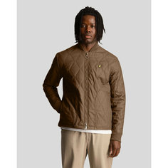 Куртка Lyle & Scott Quilt Jacket, размер S, коричневый