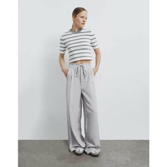 Брюки спортивные Gloria Jeans, размер XL/170 (52-54), светло-серый