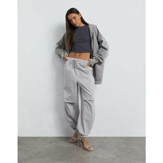 Брюки спортивные Gloria Jeans, размер L/170 (48-50), светло-серый