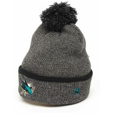 Шапка Atributika & Club San Jose Sharks, размер 55-58, серый
