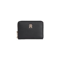 Кошелек TOMMY HILFIGER, фактура гладкая, black