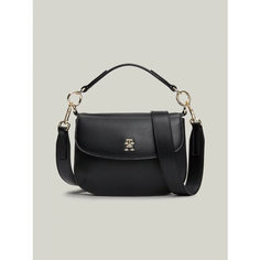 Сумка кросс-боди TOMMY HILFIGER, фактура гладкая, black