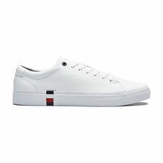 Кеды TOMMY HILFIGER CORPORATE LEATHER DE, размер T42, белый